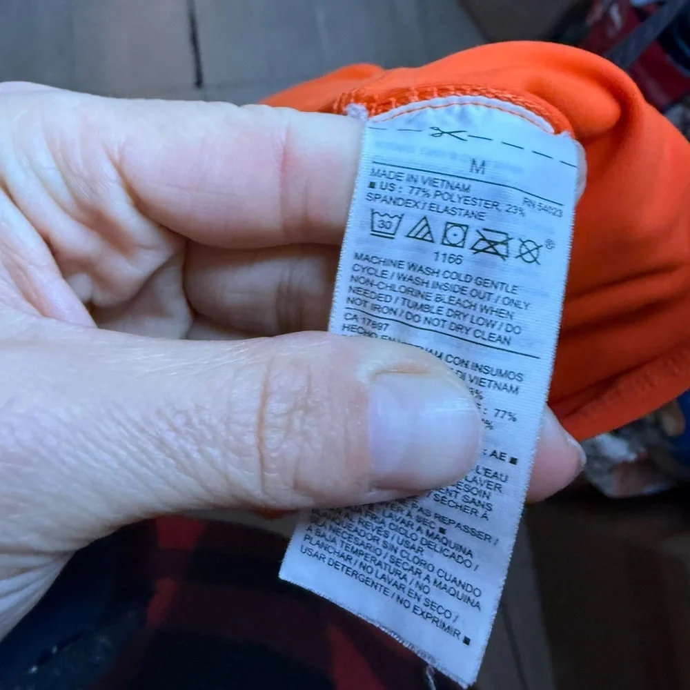 Old Navy Active Bright Poppy Powersoft Elevate Hr Leggings